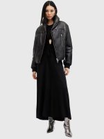 All Saints Lauren Leather Puffer Jacket​ in UK