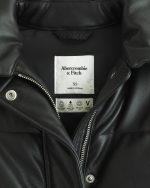 Abercrombie Faux Leather Puffer Jacket​