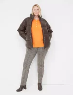 Plus Size Brown puffer jacket​ United Kingdom