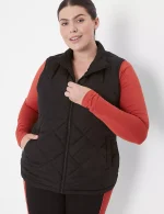 Plus Size Puffer Vest