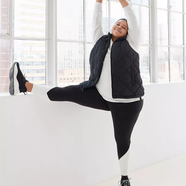 Plus Size Puffer Vest UK