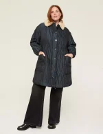 Plus Size Quilted Puffer Jacket​