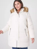 plus size puffer jacket with fur hood​ United Kingdom