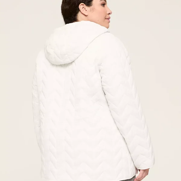 plus size white puffer vest​ UK