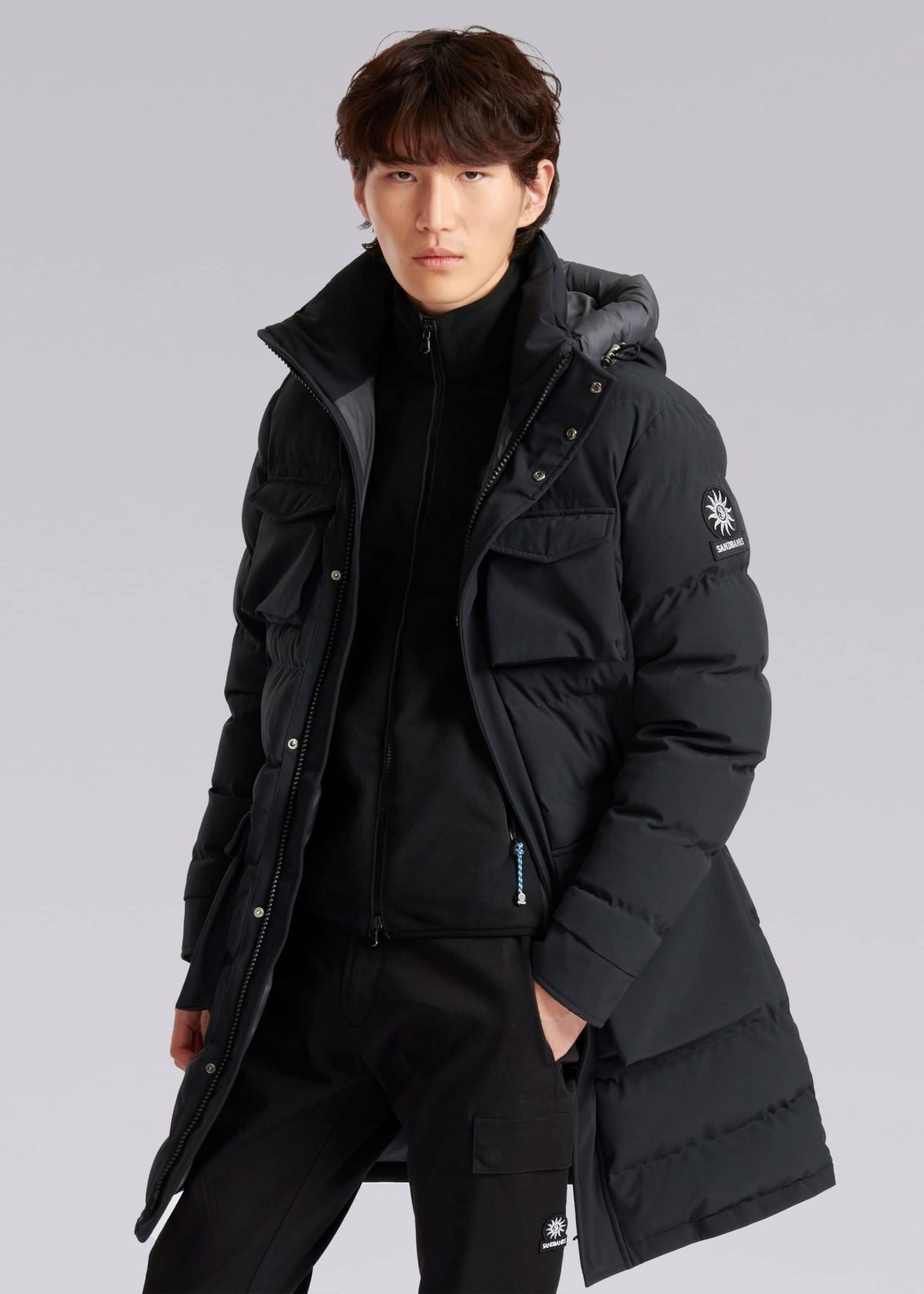 sandbanks branksome long puffer jacket